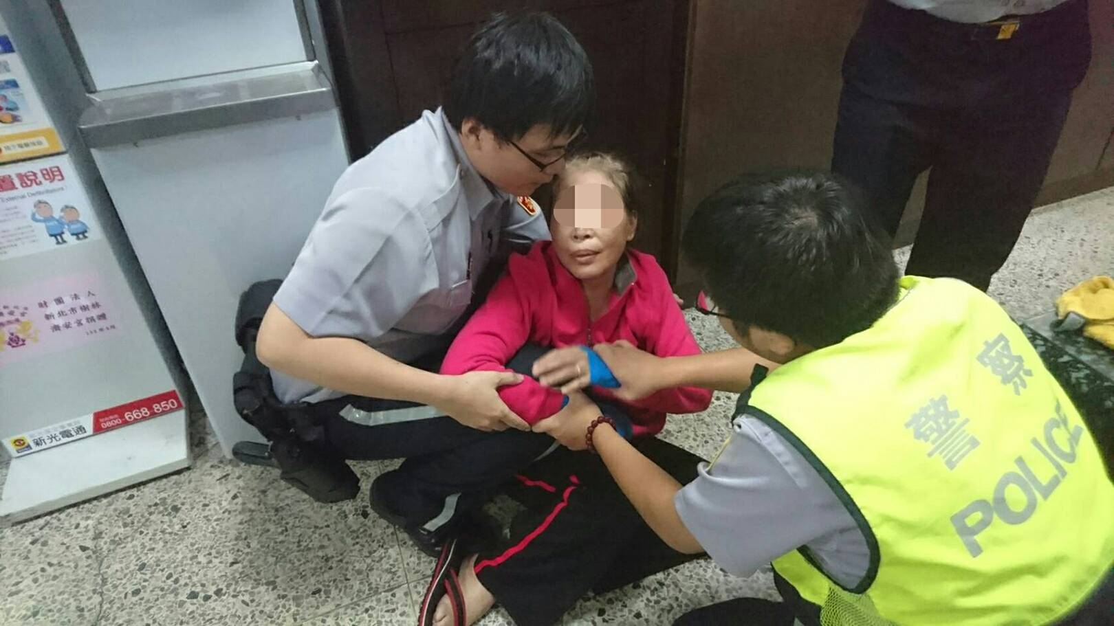 颱風夜婦人因家變故欲輕生 樹林暖警警所內即刻救援