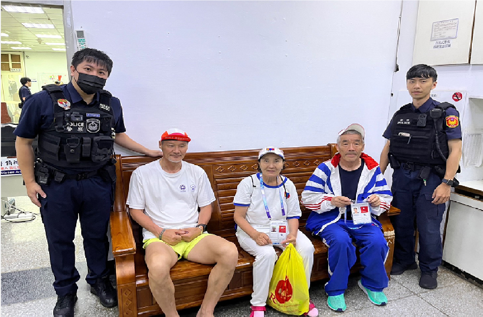 世壯運選手走失，值班警機警應對並成功尋獲